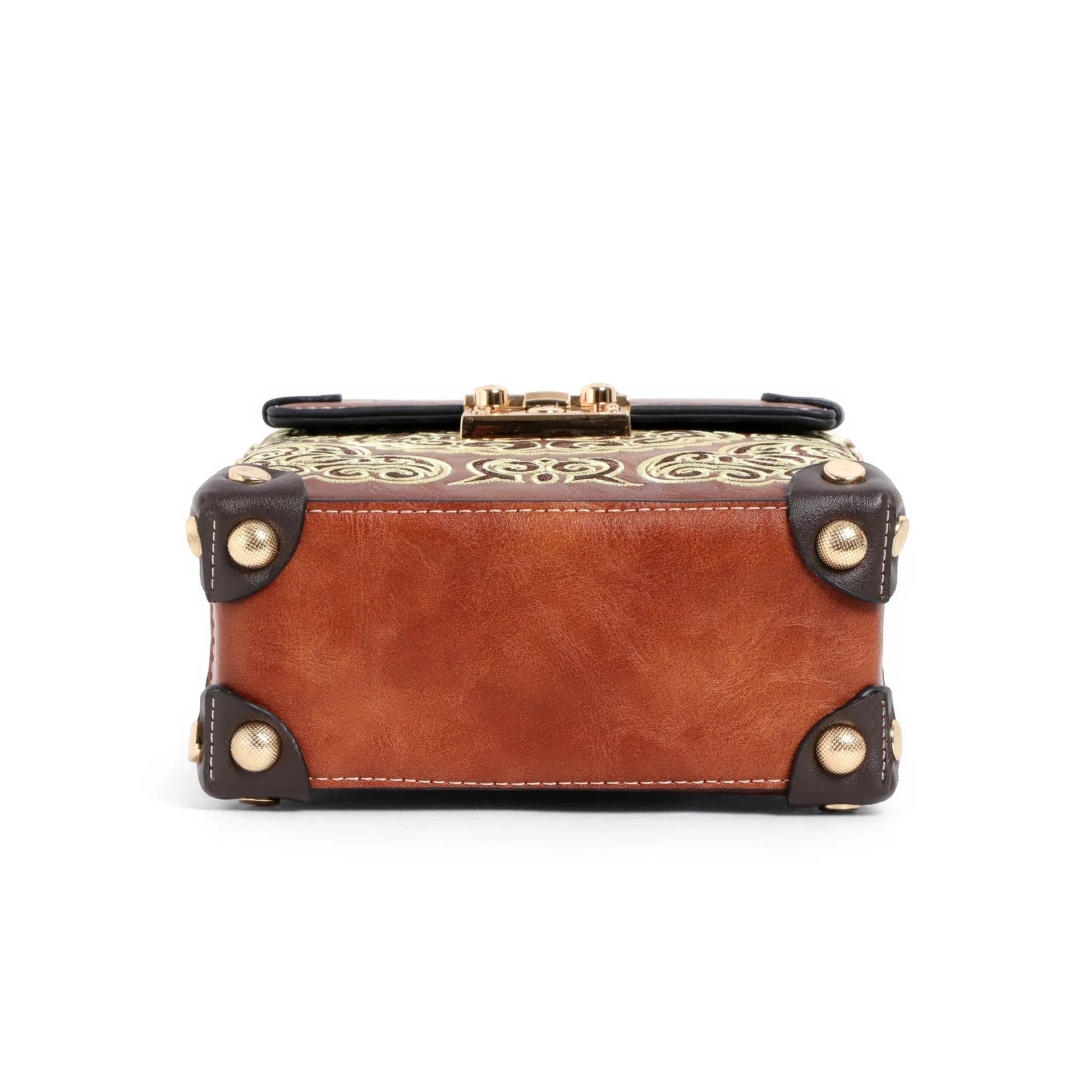 EXOTIC® Grace Luxe Mini Crossbody Bag | Elegant Women’s Handbag with Gold Handle - exoticstore