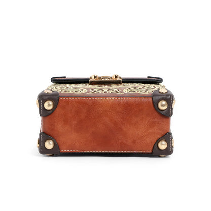 EXOTIC® Grace Luxe Mini Crossbody Bag | Elegant Women’s Handbag with Gold Handle - exoticstore
