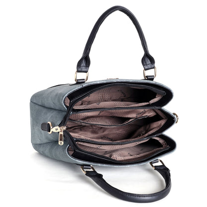 EXOTIC Three section Denim Design, Multipurpose handbag with Shoulder Strap