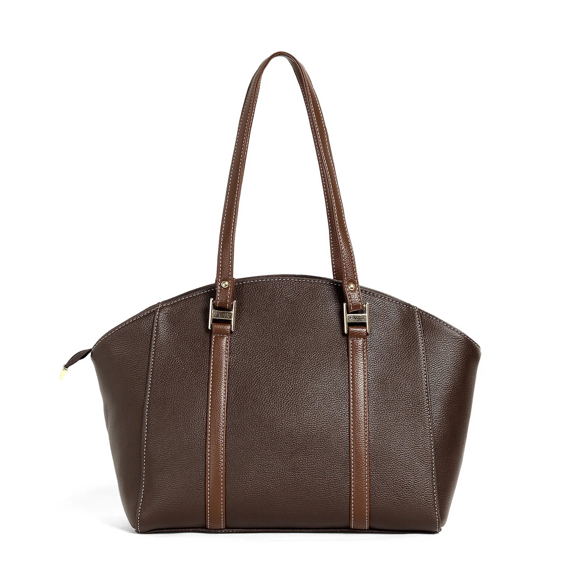 Elegant Dual-Tone Structured Tote Bag - exoticstore