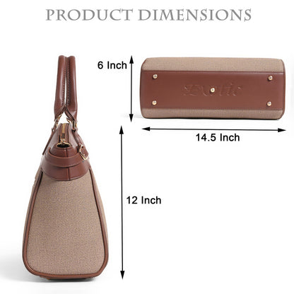 Exotic Women’s Premium Textured Handbag with Detachable Sling Strap | Office & Daily Use