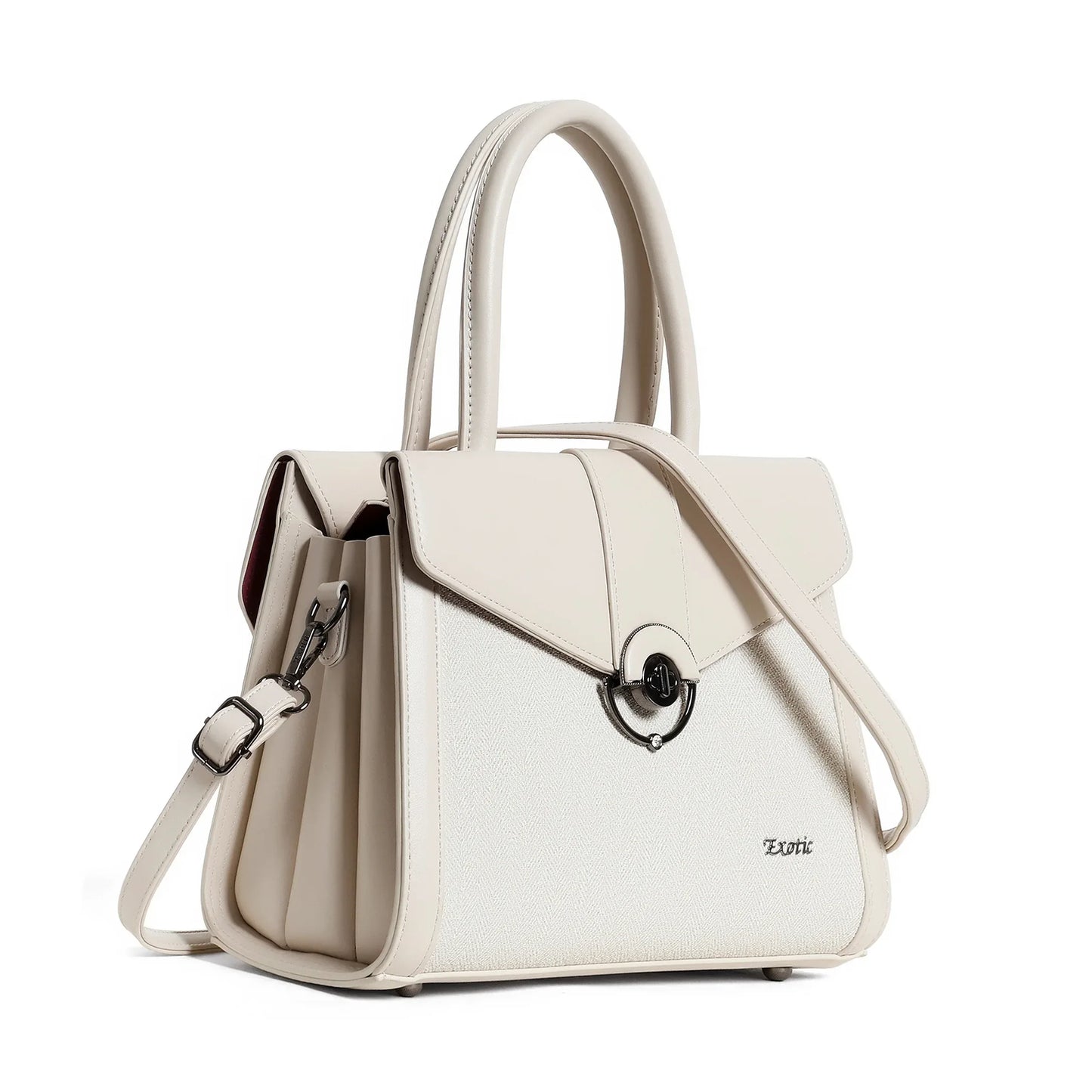 Exotic Stylish Turn-Lock Mini Handbag - exoticstore