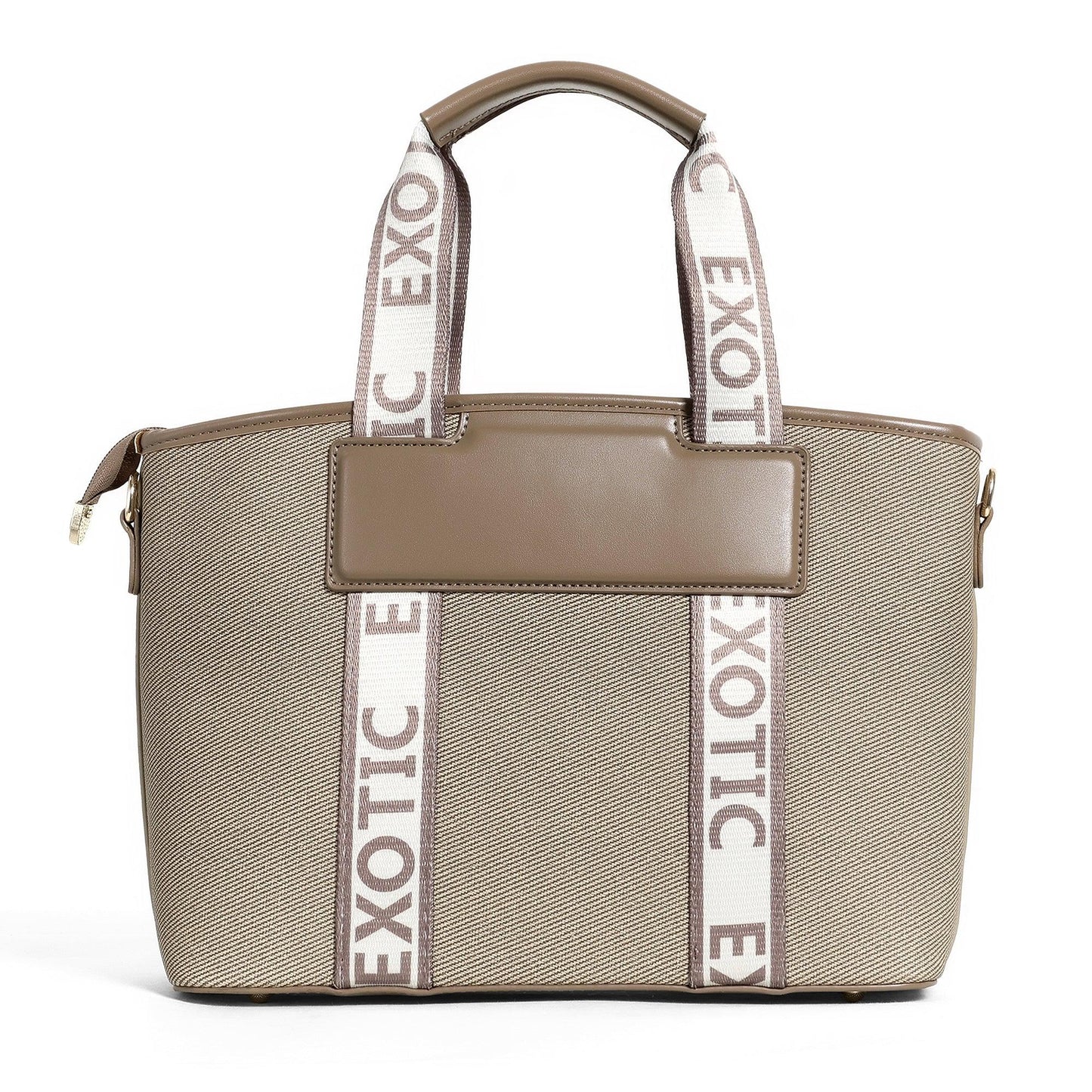 Exotic Premium Logo-Strap Women’s Tote Handbag - exoticstore
