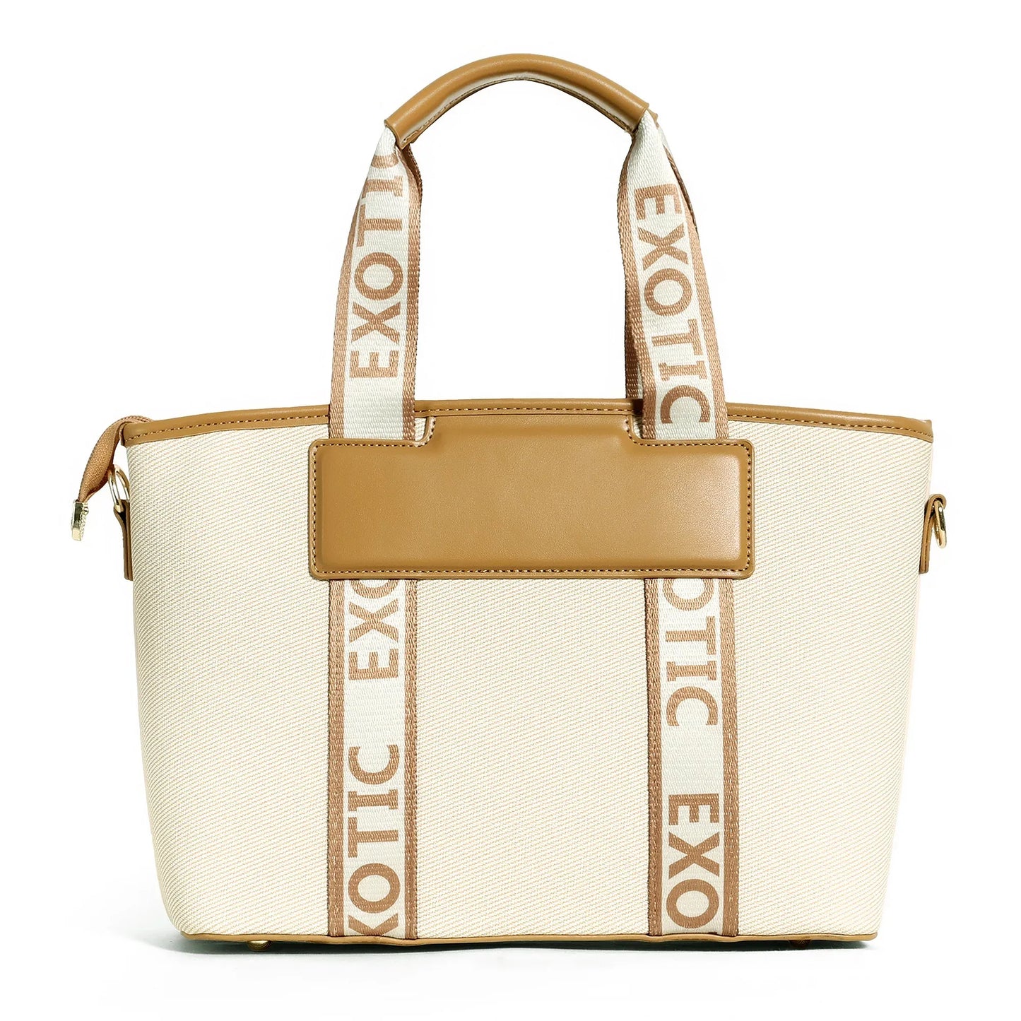 Exotic Premium Logo-Strap Women’s Tote Handbag - exoticstore