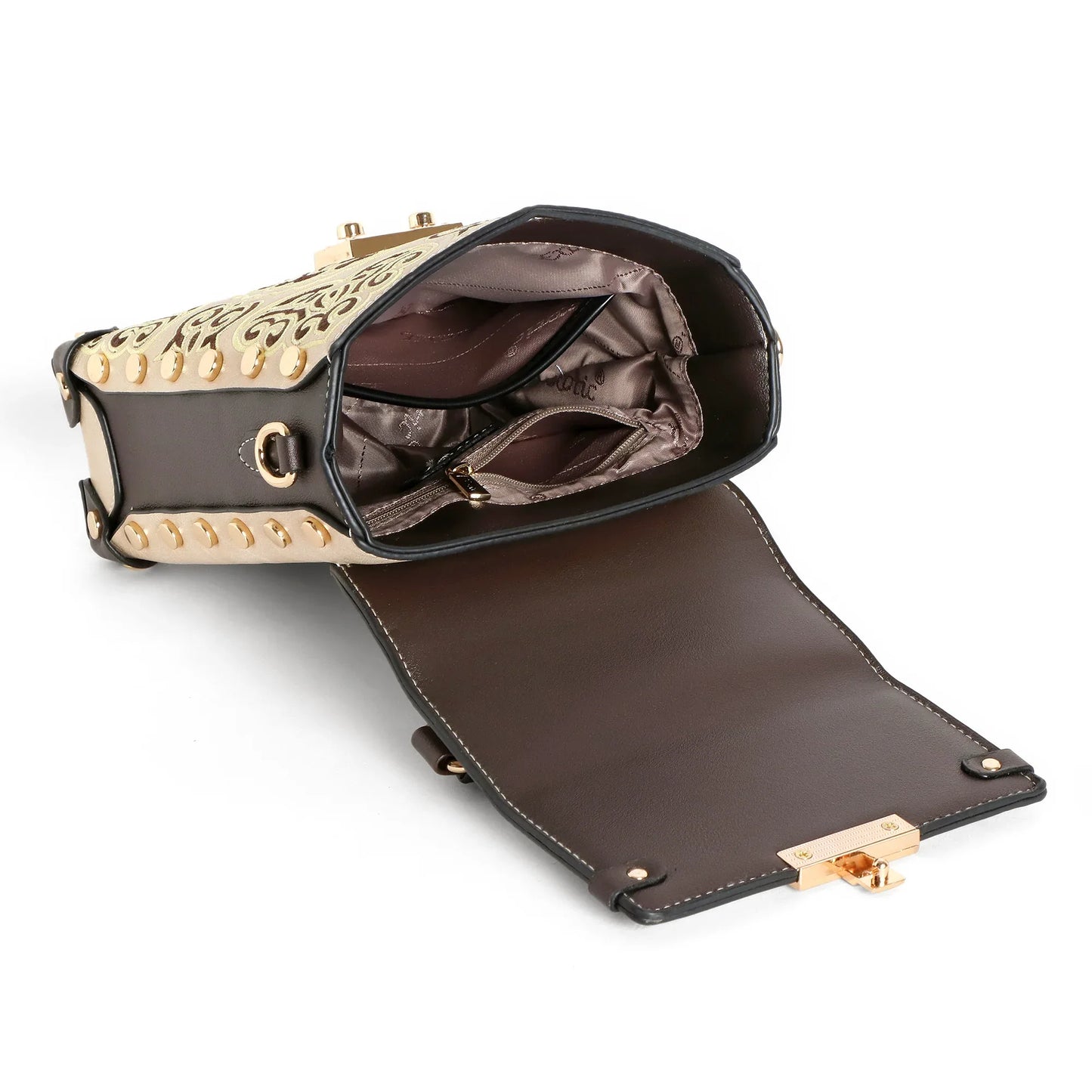 EXOTIC® Grace Luxe Mini Crossbody Bag | Elegant Women’s Handbag with Gold Handle - exoticstore