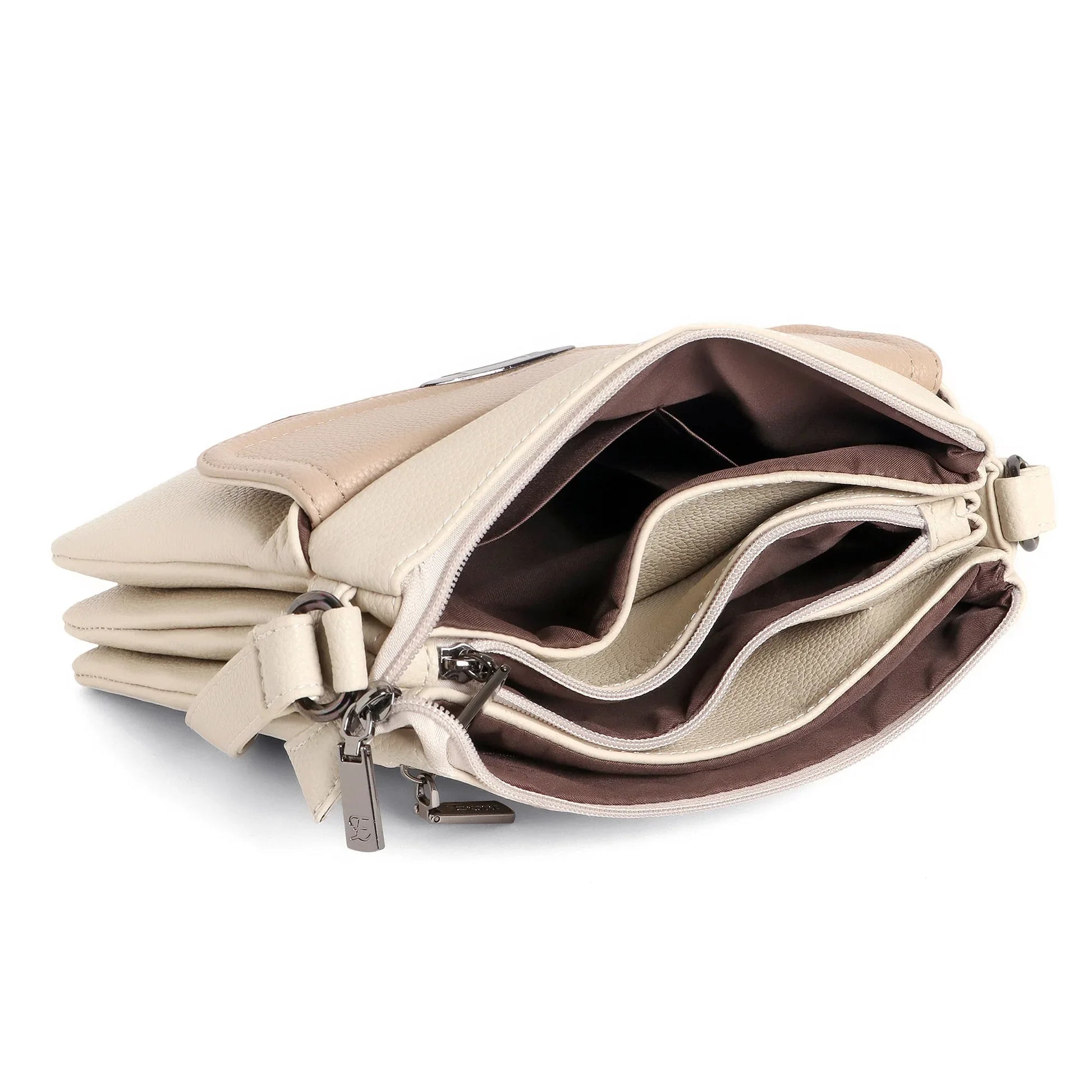 EXOTIC Premium® Dual-Tone Three-Layer Compartment Bag – Stylish & Functional Design - exoticstore