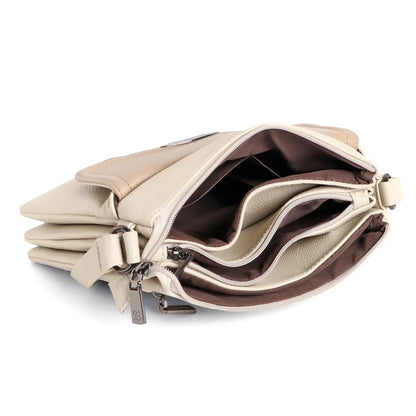 EXOTIC Premium® Dual-Tone Three-Layer Compartment Bag – Stylish & Functional Design - exoticstore