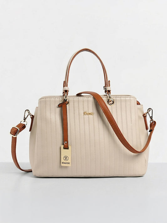 Exotic Women's Striped Line Handbag