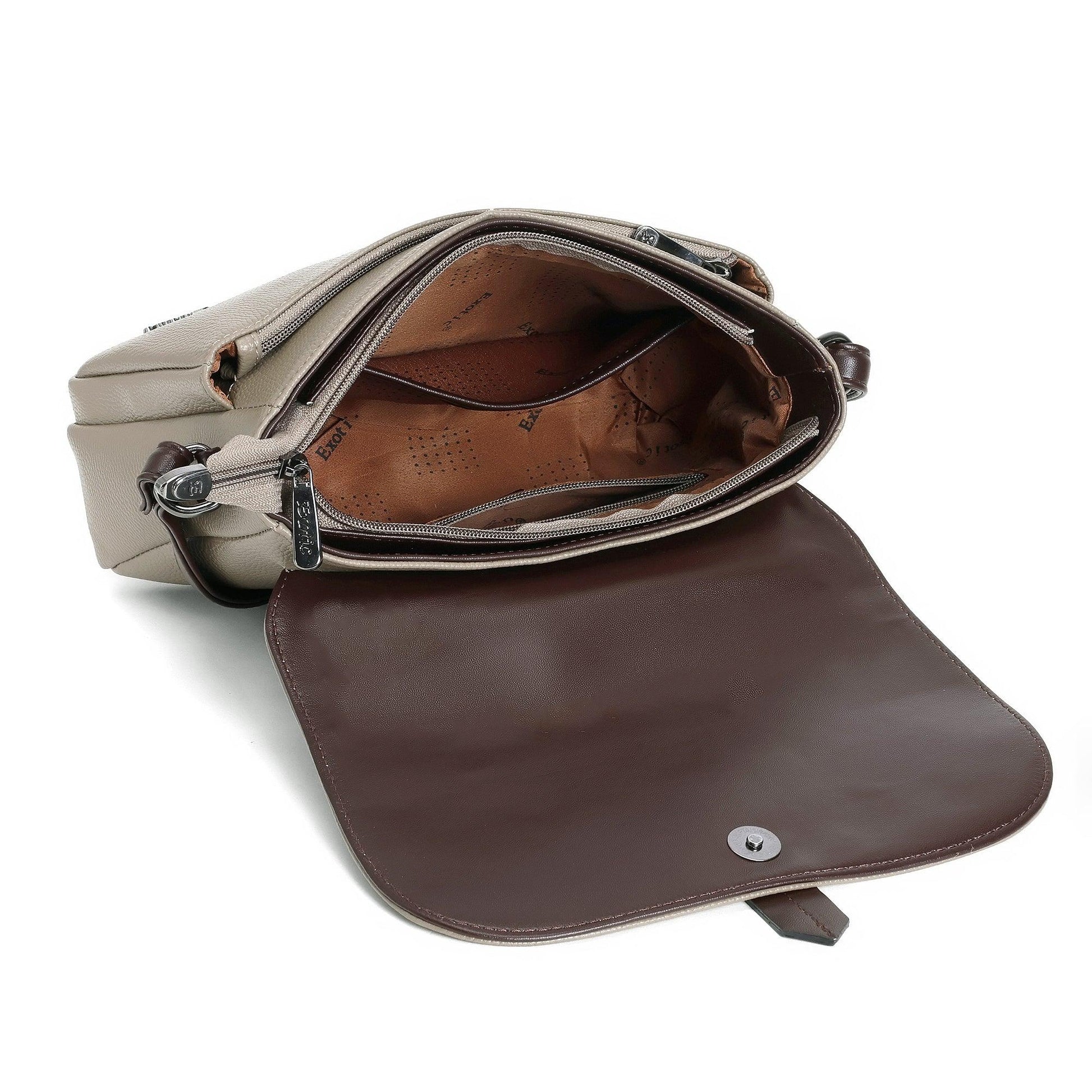 Exotic Two-Tone Crossbody Bag - exoticstore