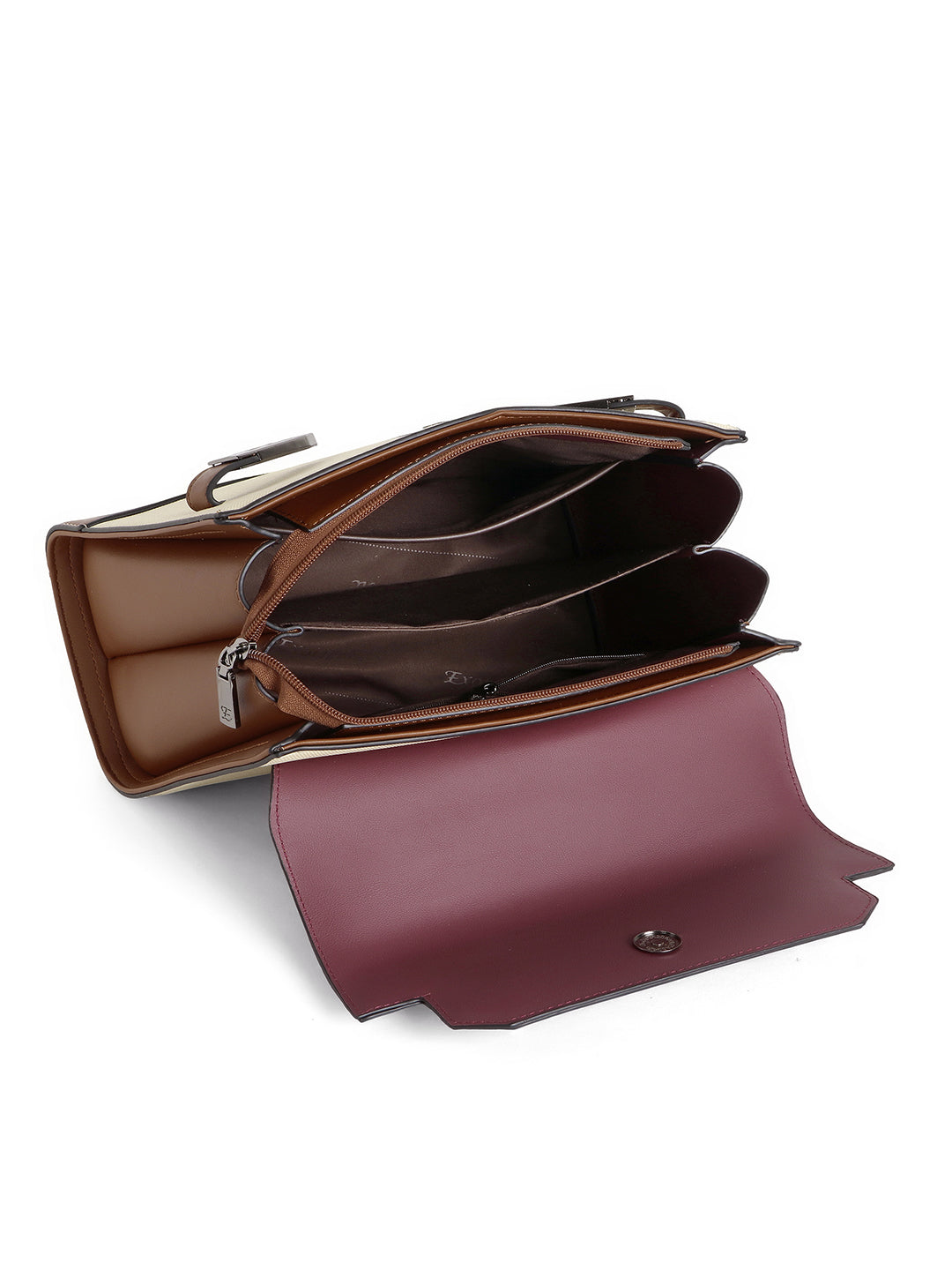 Exotic Dualtone Textured Handbag