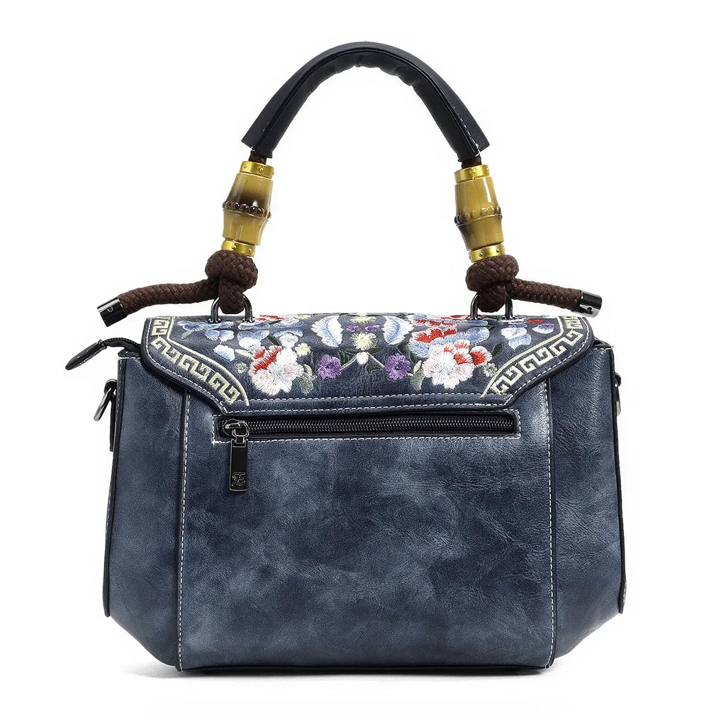 Exotic® Women's Satchel Vintage Retro Embroidery Sling Bag - exoticstore