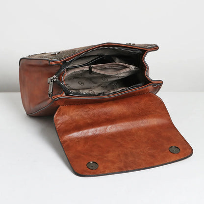 Exotic Sunflower Embossed Shoulder & Hand Tote Bag - exoticstore