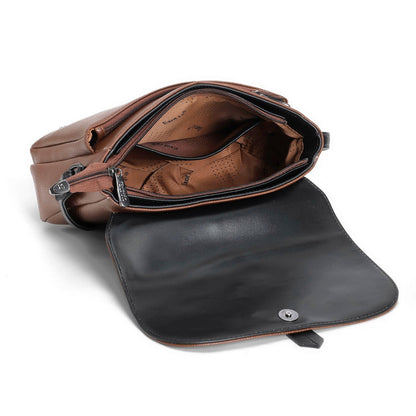 Exotic Two-Tone Crossbody Bag - exoticstore