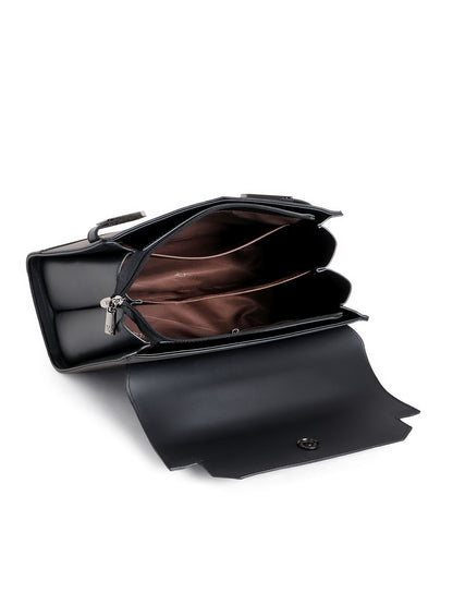 Exotic Dualtone Textured Handbag