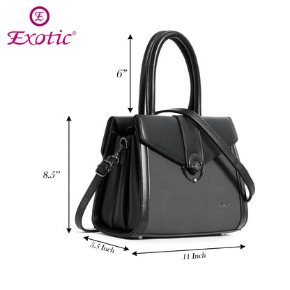 Exotic Stylish Turn-Lock Mini Handbag - exoticstore