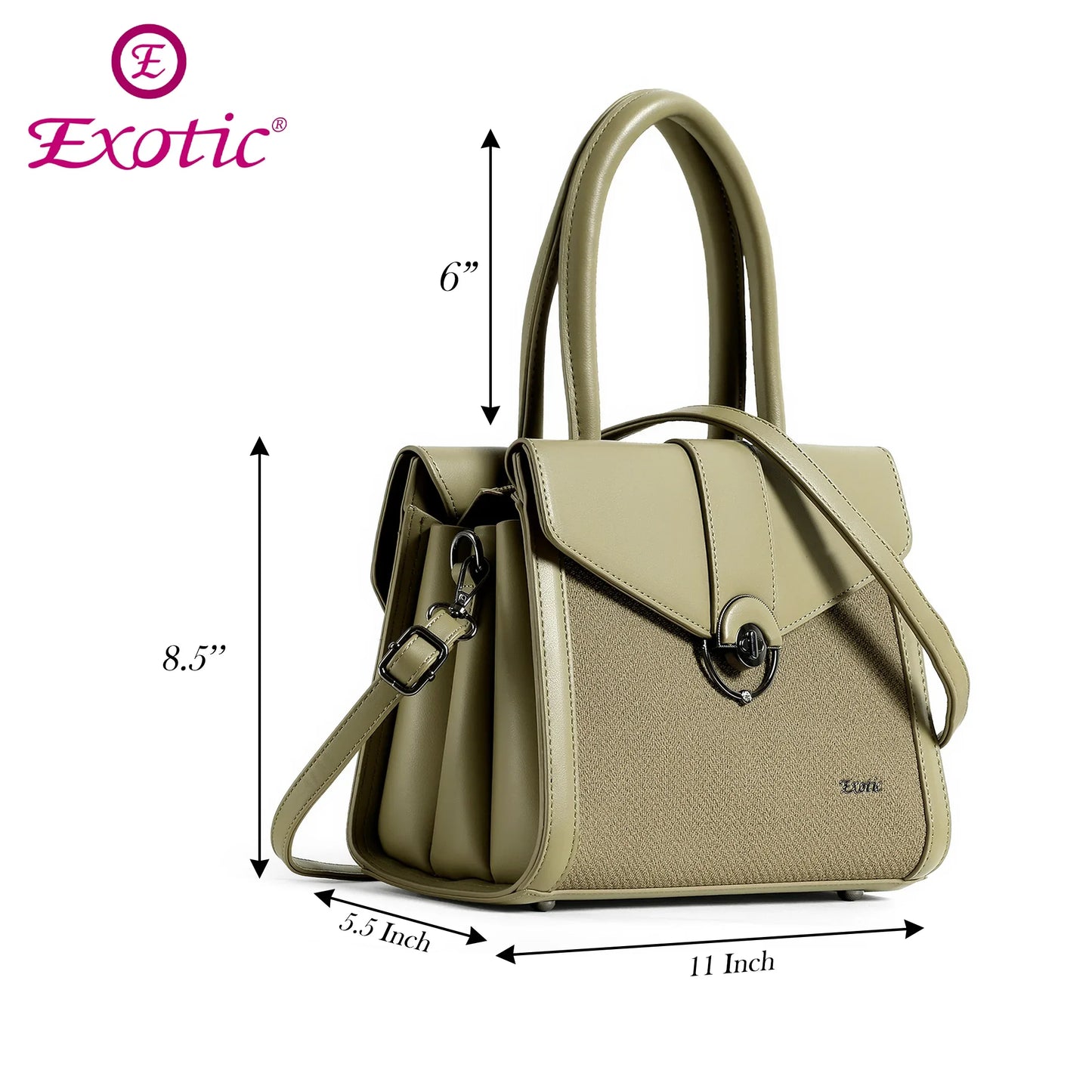 Exotic Stylish Turn-Lock Mini Handbag - exoticstore