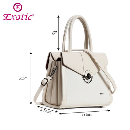 Exotic Stylish Turn-Lock Mini Handbag - exoticstore