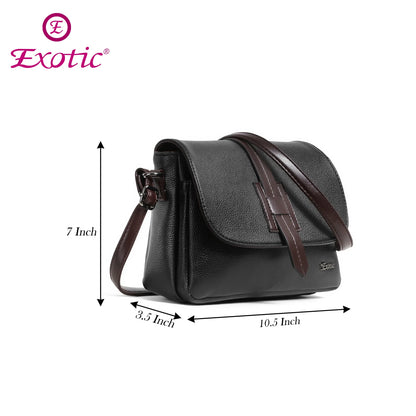 Exotic Two-Tone Crossbody Bag - exoticstore