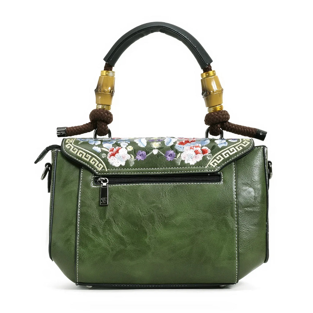 Exotic® Women's Satchel Vintage Retro Embroidery Sling Bag - exoticstore