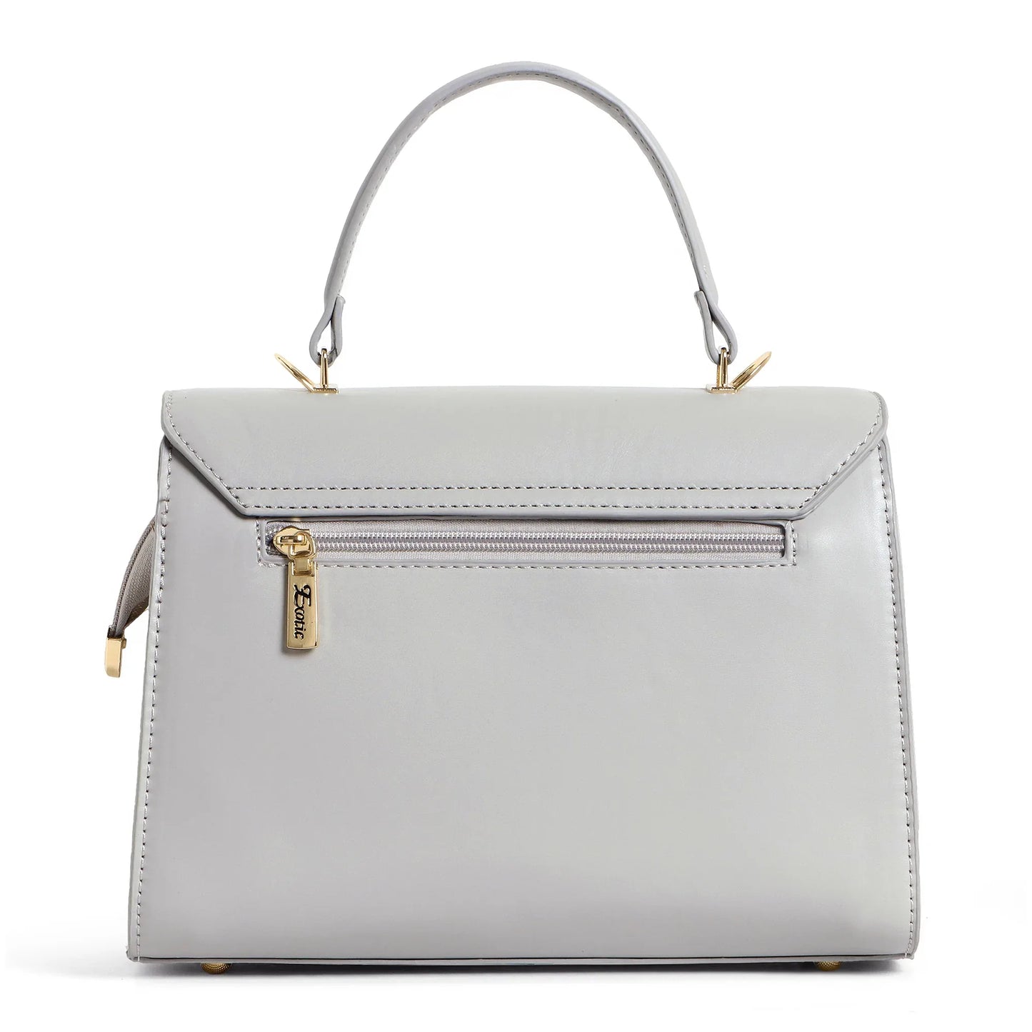 Exotic Elegant Tri-Tone Structured Handbag - exoticstore