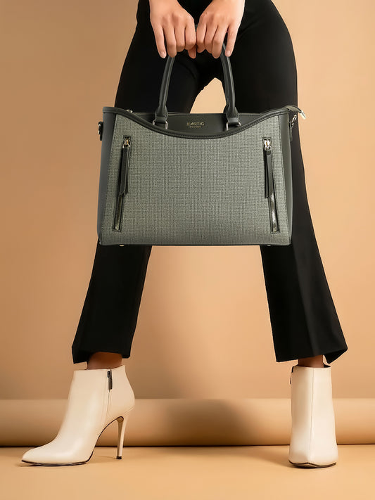 Exotic Alvara Tote Bag for Women (Green)