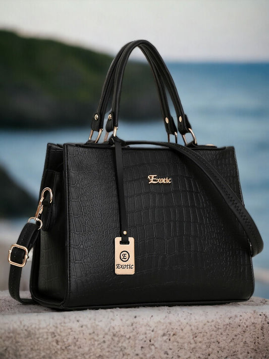 EXOTIC Studded hand bag for women