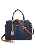 Exotic Women's Striped Line Handbag - Exotic Women's Striped Line Handbag