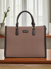 Exotic Structured Executive Oversize Tote/Hand Bag (Wine)