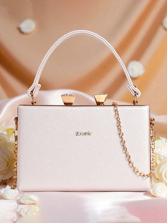 Exotic Premium Convertible Style  Frame Bridal Bag