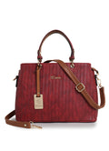 Exotic Women's Striped Line Handbag - Exotic Women's Striped Line Handbag