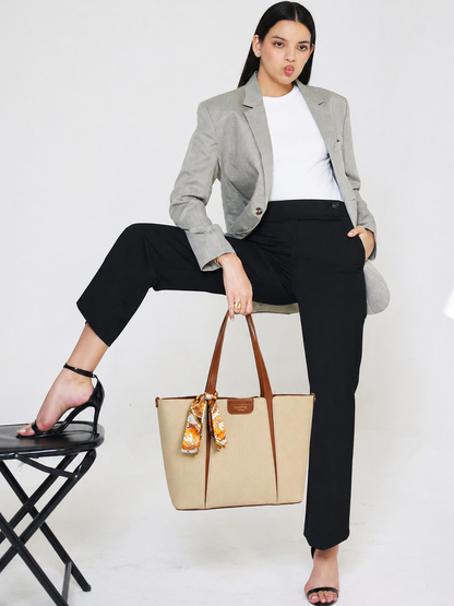 Exotic Premium Serelle Weave Structured Tote Bag