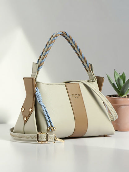 EXOTIC Noiré Twist Structured Handbag