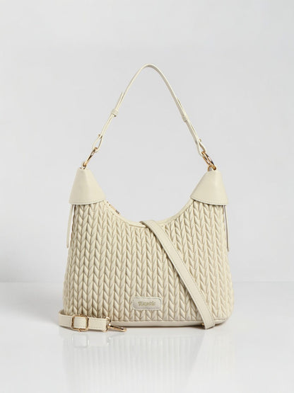 Exotic Elaris Quilted Hobo Shoulder Bag