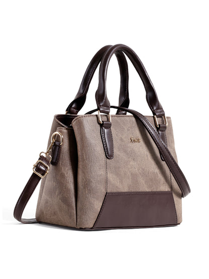 Exotic Three section Denim Bag