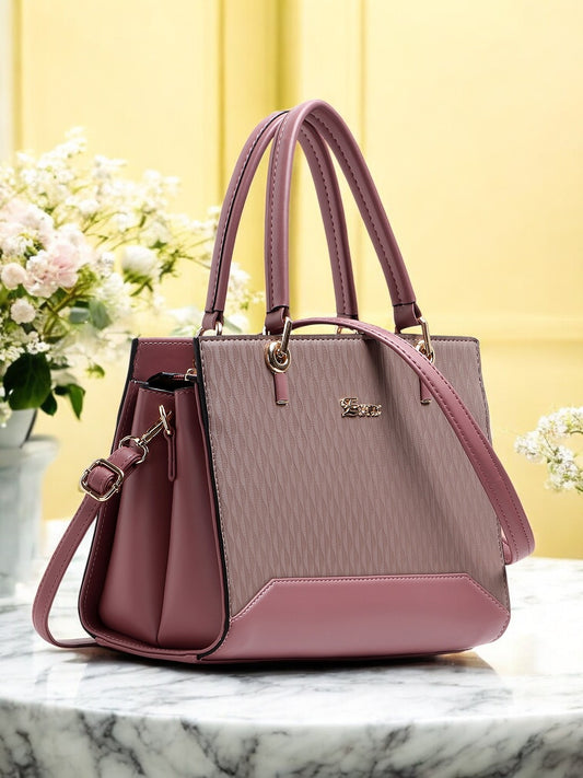 Exotic Elevate Your Stylish Premium Handbag (Peach)