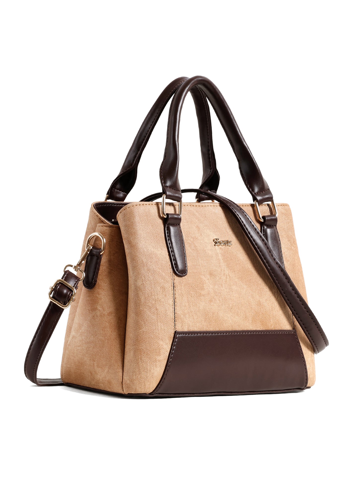 Exotic Three section Denim Bag
