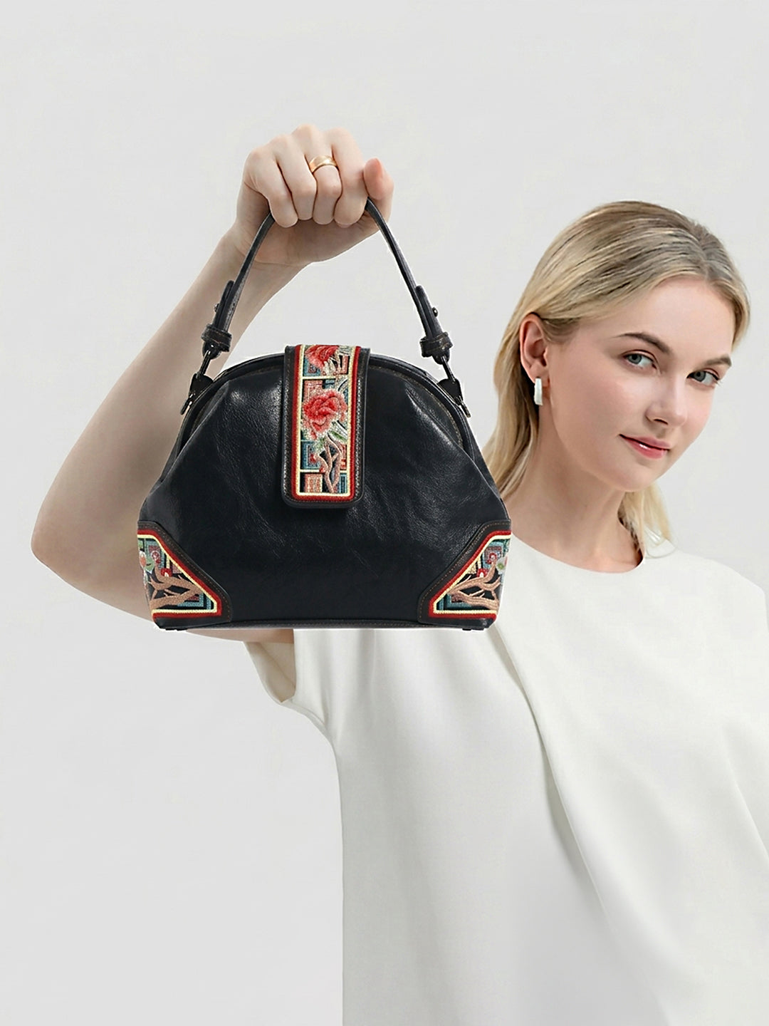 Exotic Zenvira Artisan Satchel Bag