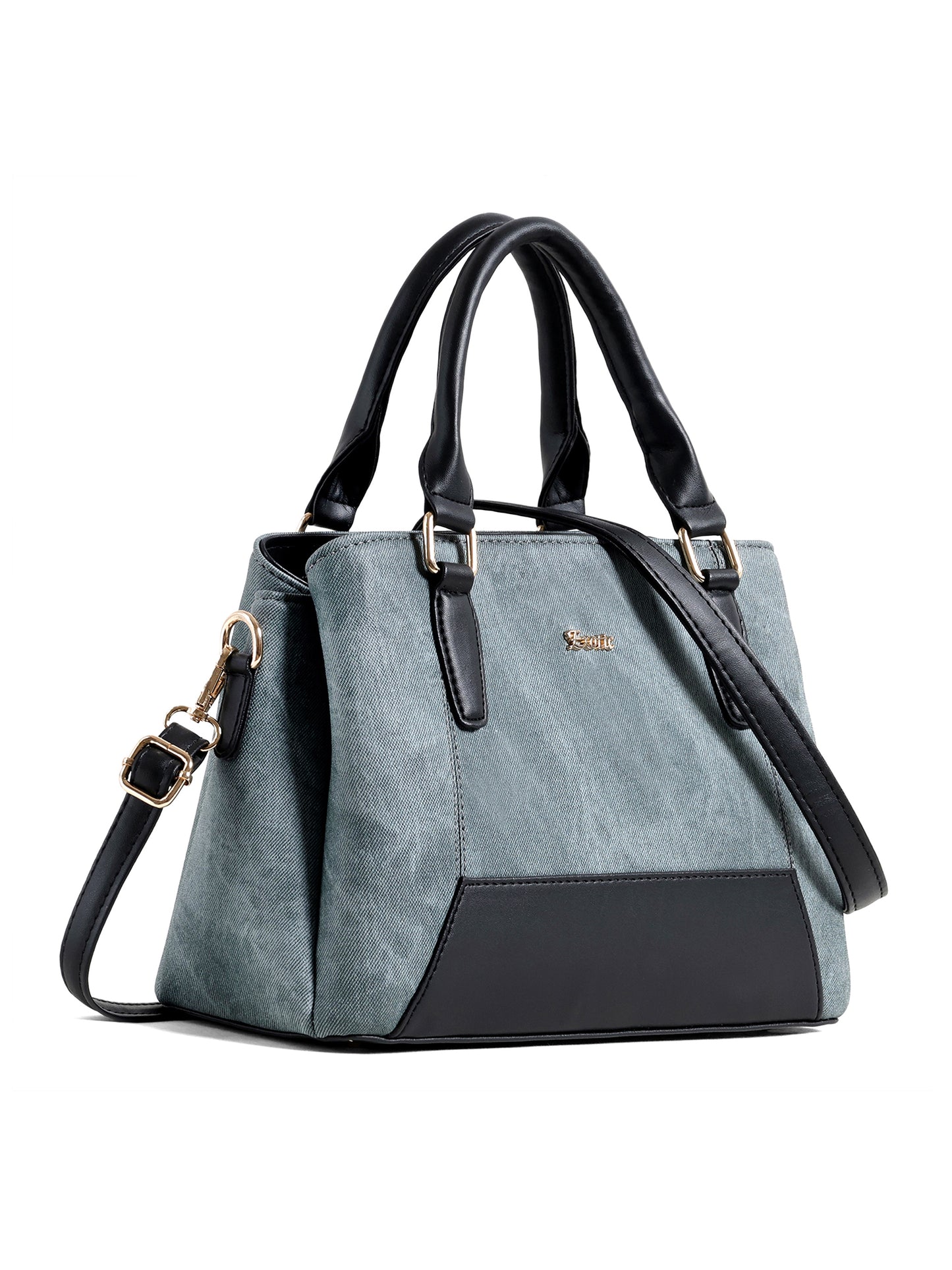 Exotic Three section Denim Bag