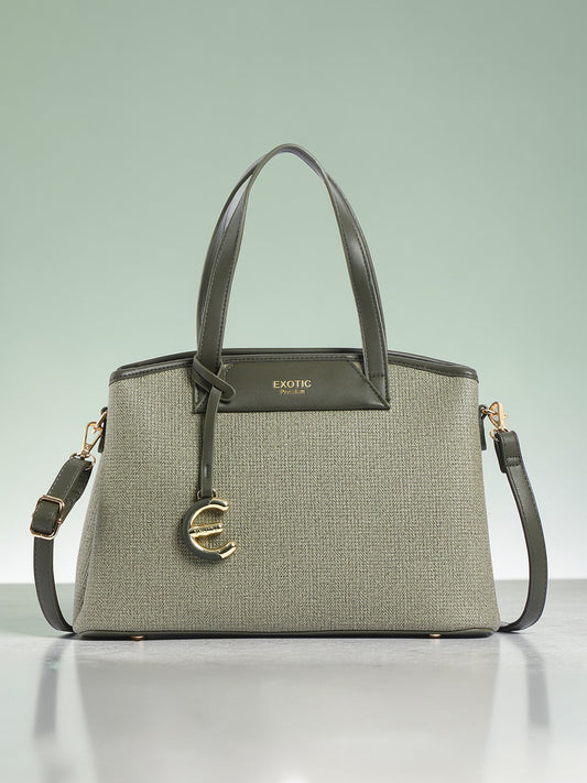 Exotic Evara Structured Satchel Handbags