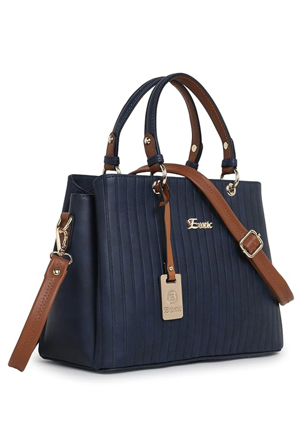 Exotic Women's Striped Line Handbag