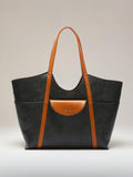 Exotic Veltrix Arc Tote Bag for Women (Black)
