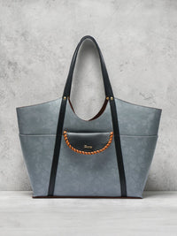 Exotic Veltrix Arc Tote Bag for Women (Grey)