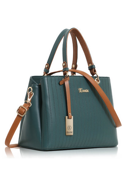Exotic Women's Striped Line Handbag