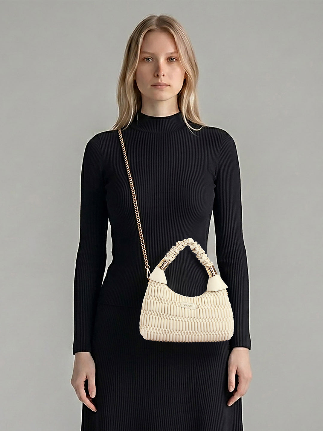 Exotic Premium Celestia Quilted Hobo Shoulder bag