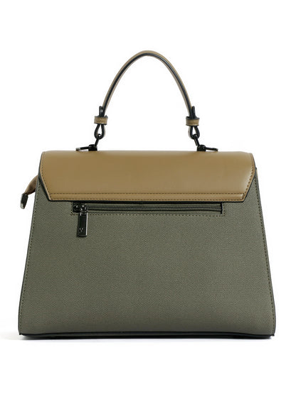 Exotic Dualtone Textured Handbag