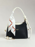 Exotic Elara Knot Hobo Shoulder Bag (Black)