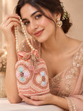 EXOTIC Zunaira Pearl Embellished Potli Bag for Women - EXOTIC Zunaira Pearl Embellished Potli Bag for Women