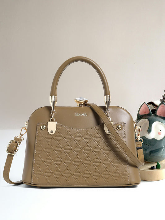 Exotic Diamond Evening Bag (Khaki)