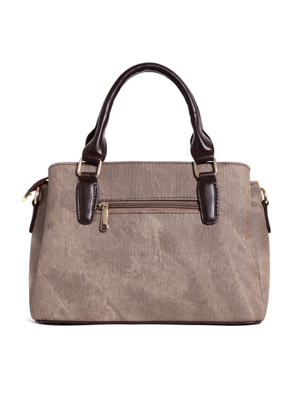 Exotic Three section Denim Bag