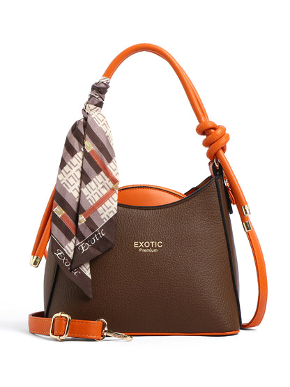 Exotic Elara Knot Hobo Shoulder Bag